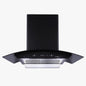 Modern Black Wall Mount Kitchen Chimney Hood